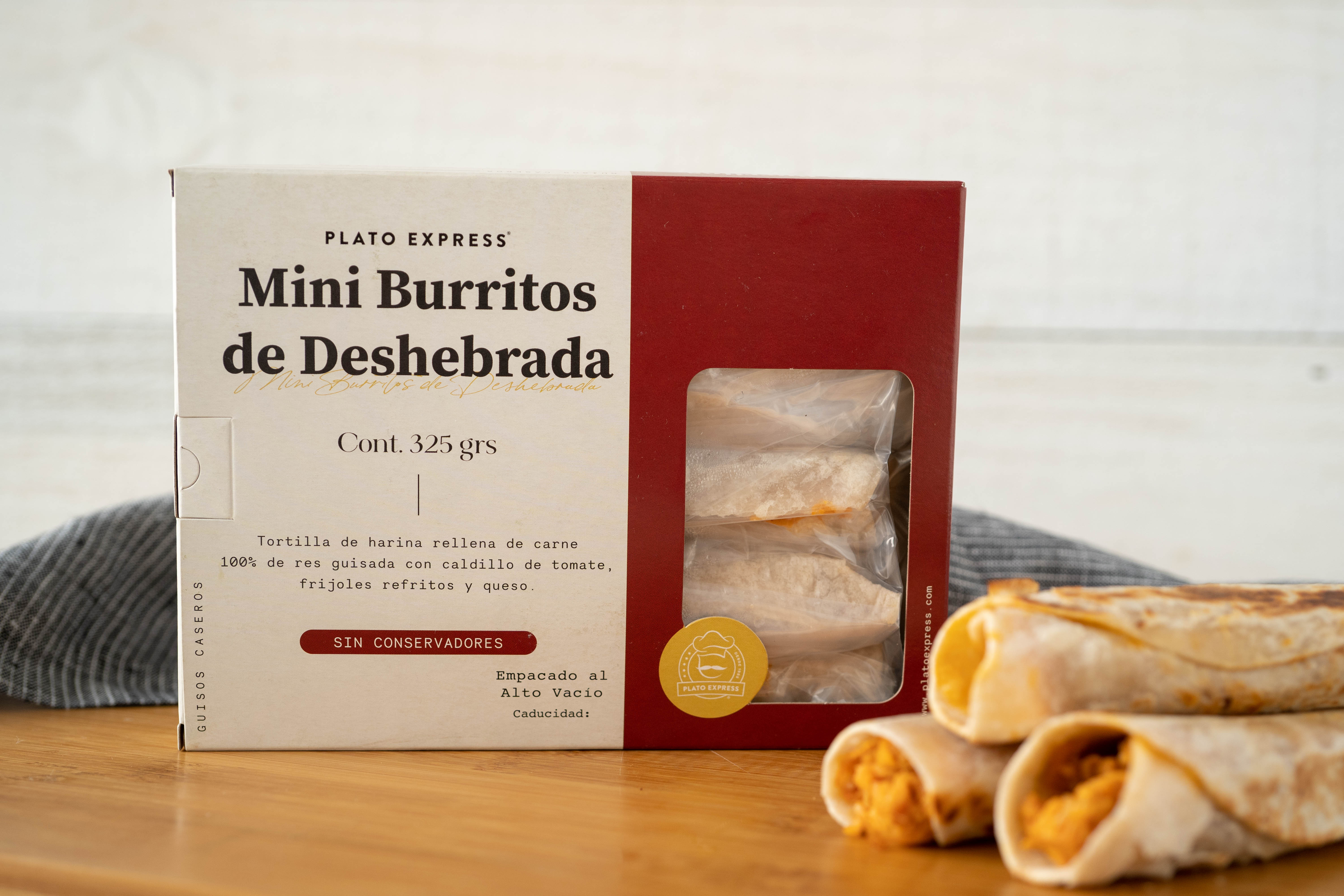 Mini Burritos de Deshebrada Farm flow site Template
